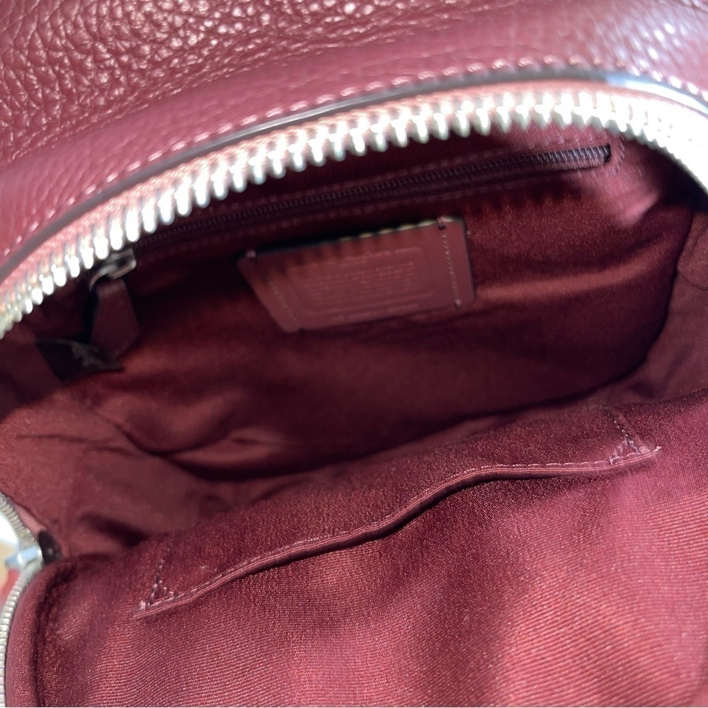 Coach โข Mini Court Backpack In Colorblock Ski Speed Graphic Powder Pink Multi - Picture 13 of 16
